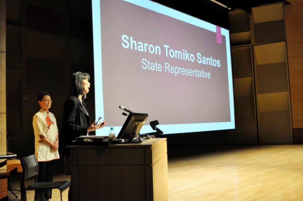 VIP speech by State Representative Sharon Tomiko Santos